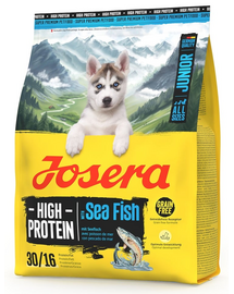 JOSERA High Protein Junior Sea Fish 900g magas fehérjetartalmú táp kölyökkutyáknak