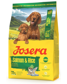 JOSERA Mother and Puppy Salmon with Rice 3kg kölyökkutyák, vemhes és szoptató szukák számára