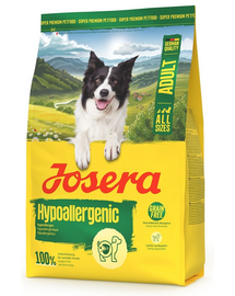 JOSERA Hypoallergenic Adult 3kg gabonamentes táplálék érzékeny kutyák számára rovarokkal
