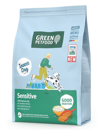 GREEN PETFOOD InsectDog Sensitive 3kg érzékeny kutyák számára rovarokkal és rizzsel