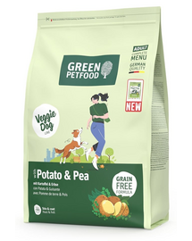 GREEN PETFOOD VeggieDog with Potato and Pea 3kg vegetáriánus kutyatáp burgonyával és borsóval