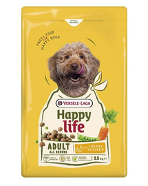 VERSELE-LAGA Happy Life Adult with Chicken 2,5kg kutyatáp csirkével