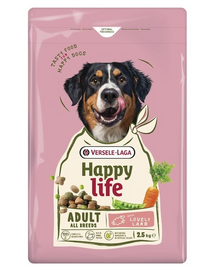 VERSELE-LAGA Happy Life Adult with Lamb 2,5kg kutyatáp bárányhússal