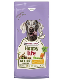 VERSELE-LAGA Happy Life Senior with Chicken 12,5kg kutyatáp idősebb kutyák számára csirkével