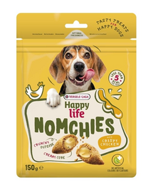 VERSELE-LAGA Happy Life Snack Nomchies Chicken 150g immunitást támogató jutalomfalat