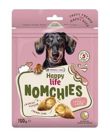 VERSELE-LAGA Happy Life Snack Nomchies Lamb 150g emésztést támogató jutalomfalat