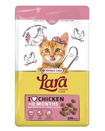 VERSELE-LAGA Lara Junior Chicken 950 g kiscicák és fiatal macskák számára csirkehússal