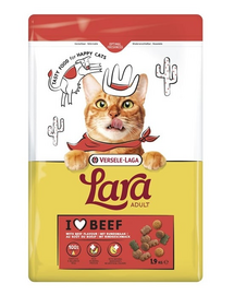VERSELE-LAGA Lara Adult Beef 1,9 kg macskaeledel marhahússal