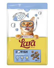 VERSELE-LAGA Lara Adult Salmon 1,9 kg macskaeledel lazaccal