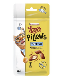 VERSELE-LAGA Lara Snack Pillows with Salmon Happy Fur 60g jutalom, amely támogatja a szép szőrt