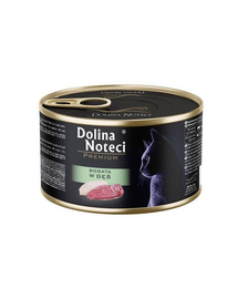 DOLINA NOTECI Premium Gazdag, nedves macskaeledel libával 185 g