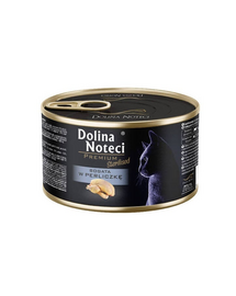 DOLINA NOTECI Premium Gazdag gyöngytyúk macskáknak sterilizálás után 185 g
