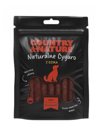 Cygara z mięsem dzika dla psa 20 x 85 g