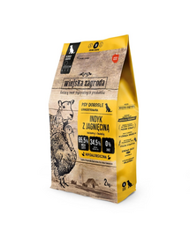 WIEJSKA ZAGRODA Pulyka bárányhússal kutyáknak száraz táp M 2 kg