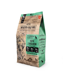 WIEJSKA ZAGRODA Pulyka nyúllal kutyáknak, száraz táp (S) 9 kg