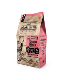 WIEJSKA ZAGRODA Bárány krillel felnőtt macskák számára 5 kg