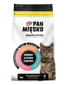 PAN MIĘSKO Különleges igények Urinary & Stress Control macskák számára 3 kg