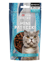 PAN MIĘSKO PAN MIĘSKO Mini rudacskák Tonhal finomság macskáknak 50 g