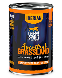 PRIMAL SPIRIT Iberian Ancestral Grassland nedves kutyaeledel 400 g