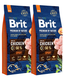 BRIT Premium By Nature Sport 30 kg (2 x 15 kg)