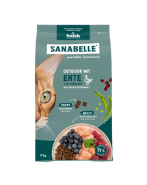 SANABELLE Outdoor Kacsa 2 kg macskák számára