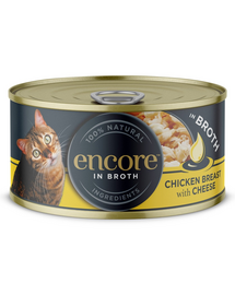 ENCORE Cat Chicken Breast with Cheese in Broth csirke sajttal húslevesben 70 g