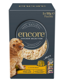 ENCORE Dog Chicken Selection in Jelly Multipak 5x100 g mix ízek csirkével zselében