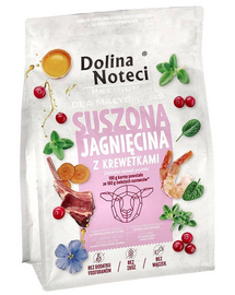 DOLINA NOTECI Premium Bárány garnélával, szárított eledel kisméretű kutyák számára 3 kg