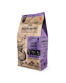 WIEJSKA ZAGRODA Csirke kacsával macskák számára 5 kg