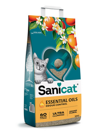 SANICAT Essential Oils Orange floral 10 kg bentonit alom