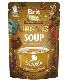 BRIT Care Cat Christmas Soup Turkey 75g pulykával és zöldségekkel készült leves macskáknak