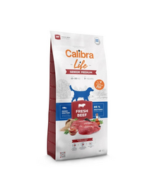 Dog Life Senior Medium Fresh Beef 12 kg z wołowiną dla starszych psów ras średnich