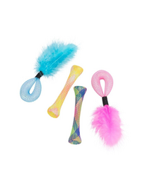 Zestaw Tubes zabawki dla kota z kocimiętką 4 szt.