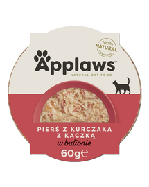 Miseczka dla kota kurczak z kaczką 60 g