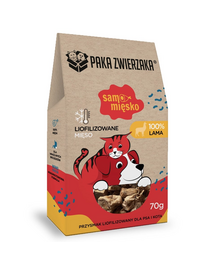 Samo mięsko Lama liofilizowane mięso dla psa i kota 70 g