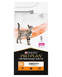 PURINA PRO PLAN Veterinary Diets Feline OM St/Ox Obesity Management 1,5 kg száraz macskaeledel cukorbetegség és/vagy elhízás kezelésére
