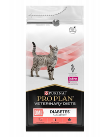 PURINA PRO PLAN Veterinary Diets Feline DM St/Ox Diabetes Management 1,5 kg száraz táp macskák számára cukorbetegség esetén