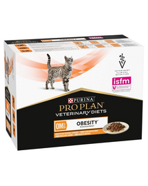 PRO PLAN Veterinary Diets Feline OM St/Ox Obesity Management 10x85 g