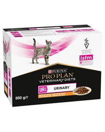 PRO PLAN Veterinary Diets Feline UR St/Ox Urinary Chicken 10x85 g