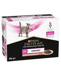 PRO PLAN Veterinary Diets Feline UR St/Ox Urinary Salmon 10x85 g