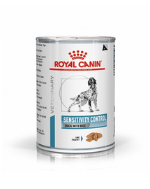 Dog sensitivity control duck karma mokra dla dorosłych psów wykazujących niepożądane reakcje na pokarm 410 g