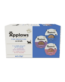 APPLAWS macska tálca 60 g x 8 multipack halas