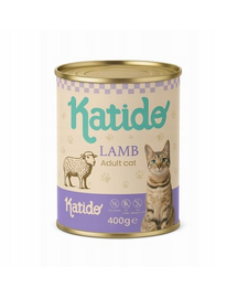 KATIDO Adult Cat Lamb 400 g bárányhús lazacolajjal macskáknak