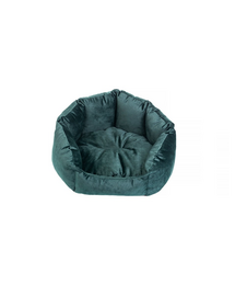 Ring legowisko owalne zielone M/L 68x60x28 cm