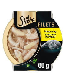SHEBA Filets csirkével szószban 60 g nedves macskaeledel