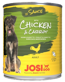 JosiDog Chicken&Carrot in Sauce 830g z kurczakiem i marchewką w sosie dla psów