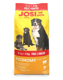 JosiDog Economy dla  psów o normalnej aktywności 15kg + 3kg gratis