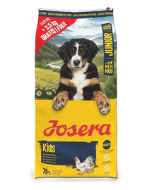 Junior Kids dla młodych psów średnich i dużych ras 12,5kg + 2,5kg gratis
