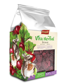 VITAPOL Vita Herbal Cékla szárított rágcsálók és nyulak számára 100 g