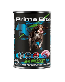 Prime Bite Bażant z jagodą 400g mokra karma dla psów w każdym wieku